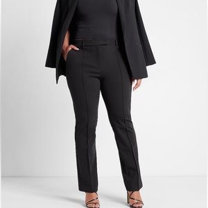 Express Black High Waisted Seamed Bootcut Pants - L - EUC